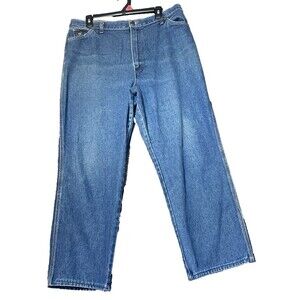 Wrangler Misses Full Fit Blue‎ Jeans Womens Size 20 Vintage 80s Straight Leg USA